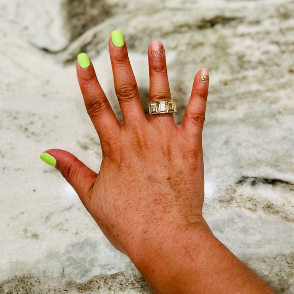 Atelier Swarovski Gold Fluid Ring - Picture 4 of 5